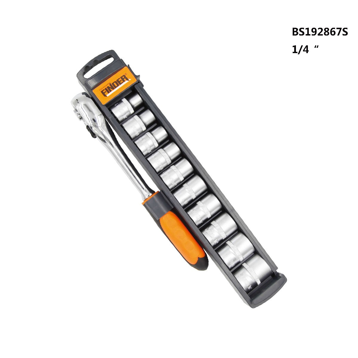 Κλειδί - Sleeve tools - 11pcs - 1/4 - Finder - 192867 Κλειδί - Sleeve tools - 11pcs - 1/4 - Finder - 192867